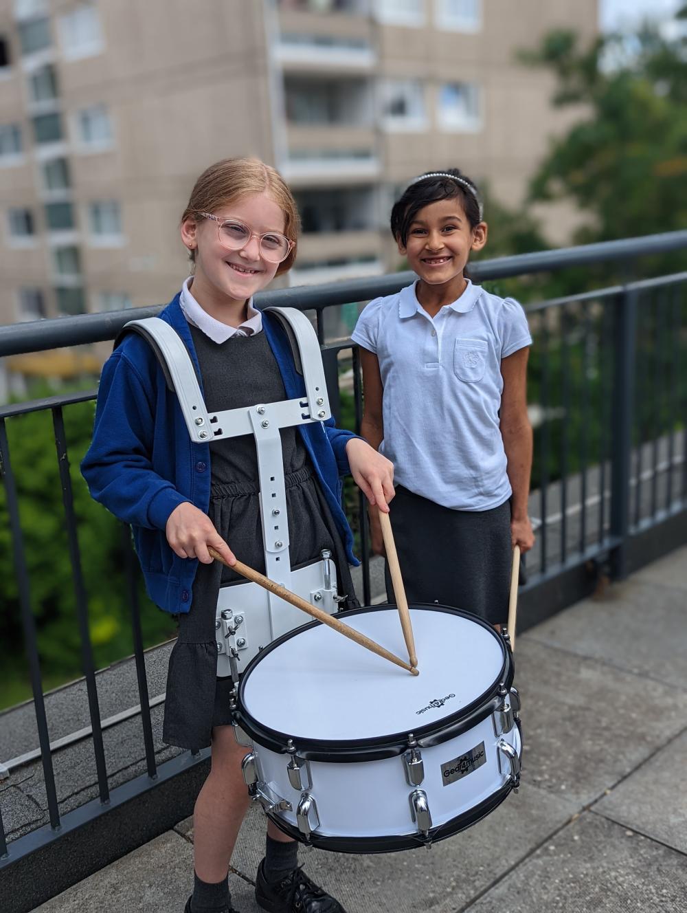 two drummers